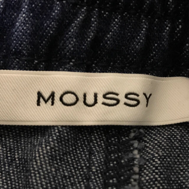 moussy(マウジー)のmoussyデニムワイドパンツ レディースのパンツ(デニム/ジーンズ)の商品写真