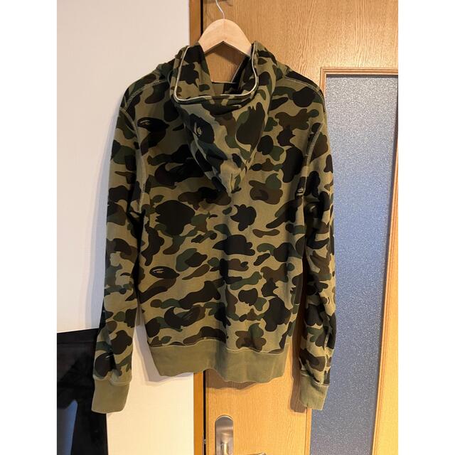 A BATHING APE アベイシングエイプ カモ柄 パーカー