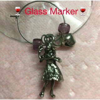 🍷 Glass Marker フラダンスsilver🍷(その他)