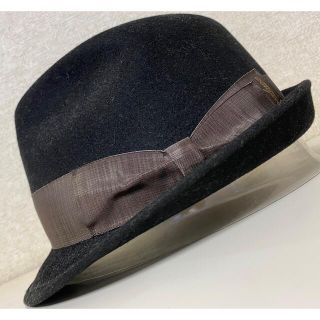 Borsalino - Borsalino ボルサリーノ 中折帽(59)ソフト帽 ブラック 黒