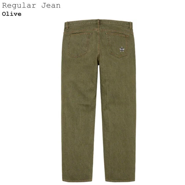 Supreme - 32 オリーブ Supreme Regular Jean Olive 新品の通販 by ART ...