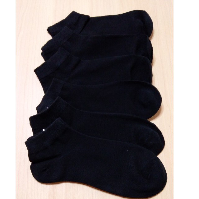 靴下　6足セット　黒　ブラック メンズのレッグウェア(ソックス)の商品写真
