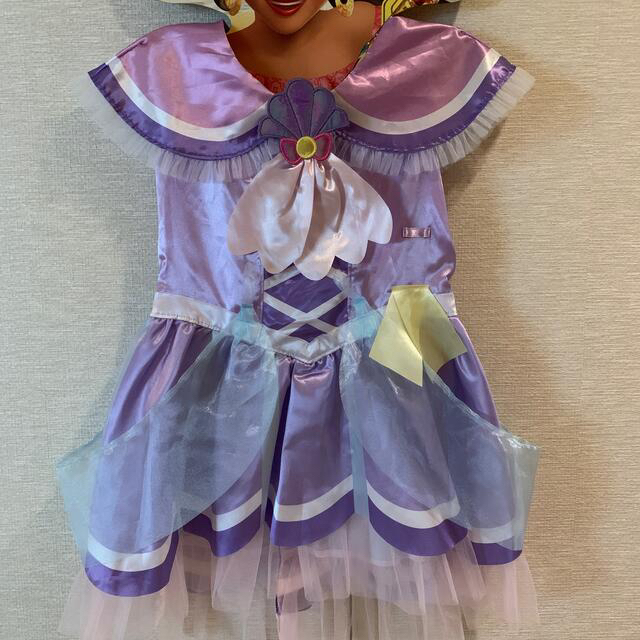 BANDAI(バンダイ)のプリキュア　ドレス　コスプレ　トロピカルージュプリキュア☆コーラル　ドレス エンタメ/ホビーのコスプレ(衣装)の商品写真