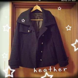 ヘザー(heather)の値下げ♡ヘザービックカラーＰコート♡(ピーコート)