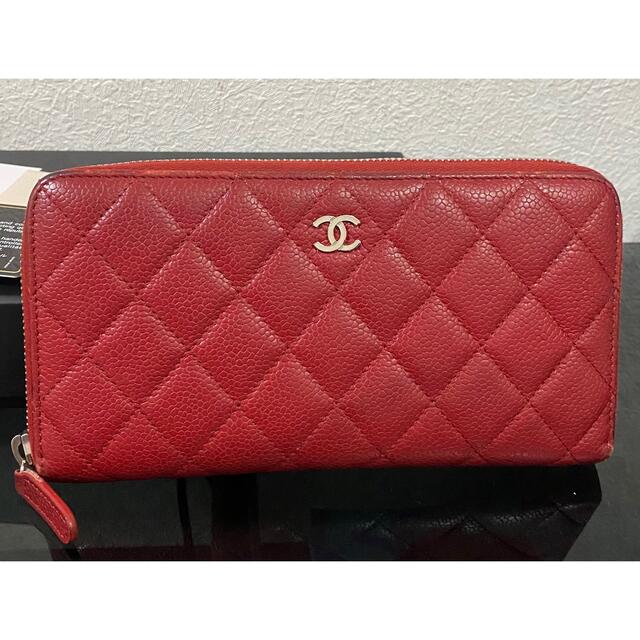 新品 シャネル CHANEL 財布 ラウンドファスナー 長財布 A50097 ブ