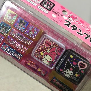 サンリオ(サンリオ)の【レア】サンリオ　マイメロ　クロミ　ケース入りスタンプセット(キャラクターグッズ)