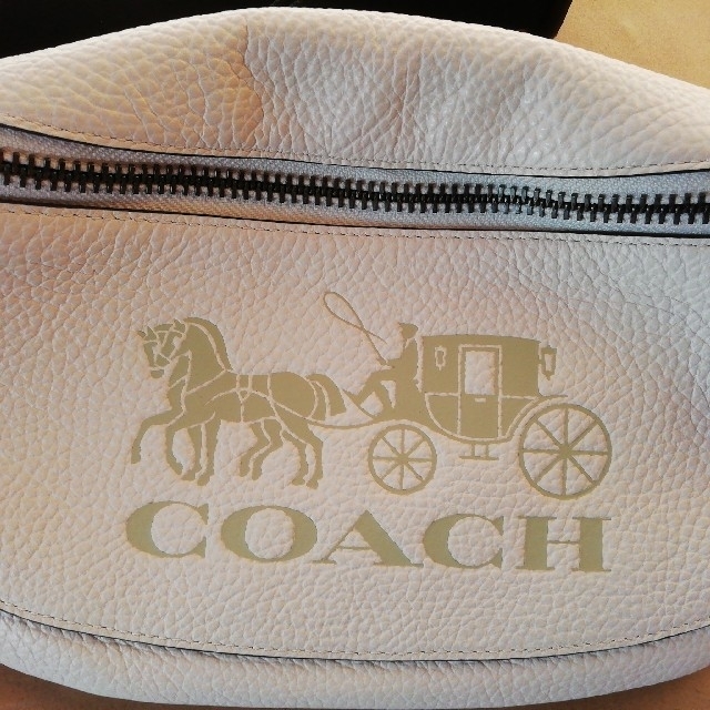 COACH(コーチ)の正規直営店購入★コーチ★レザーベルト ボディバッグ★ホース＆キャリッジ★新品 メンズのバッグ(ボディーバッグ)の商品写真