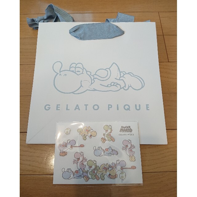 gelato pique(ジェラートピケ)のジェラートピケ マリオシリーズ ショッパー＆シール レディースのバッグ(ショップ袋)の商品写真