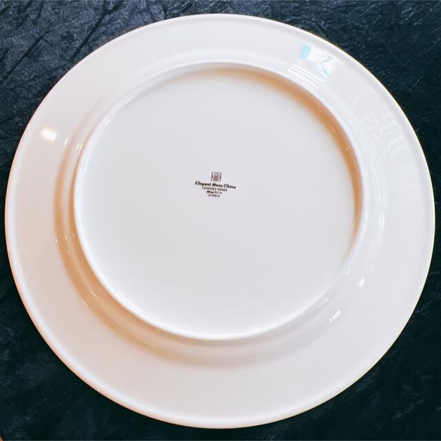 プレート皿・elegantbonechina5枚セット インテリア/住まい/日用品のキッチン/食器(食器)の商品写真