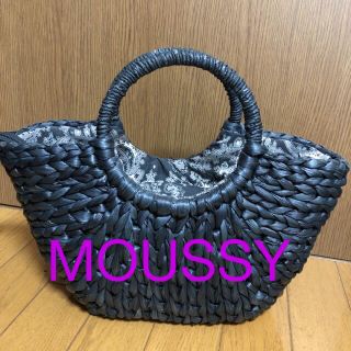 マウジー(moussy)の最終値下げ✩moussy カゴバッグ(かごバッグ/ストローバッグ)