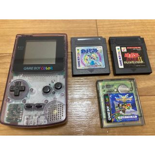 ゲームボーイ(ゲームボーイ)のゲームボーイカラーセット（すぐ遊べます）(家庭用ゲーム機本体)