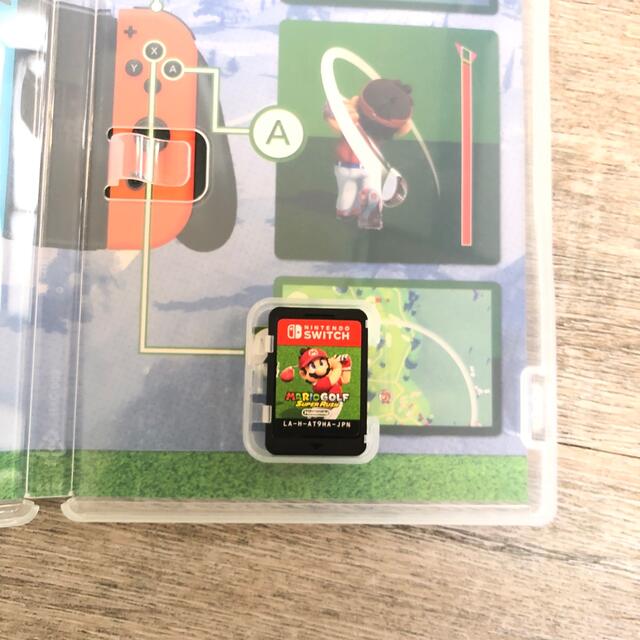 Nintendo Switch(ニンテンドースイッチ)のマリオゴルフスーパーラッシュ エンタメ/ホビーのゲームソフト/ゲーム機本体(家庭用ゲームソフト)の商品写真