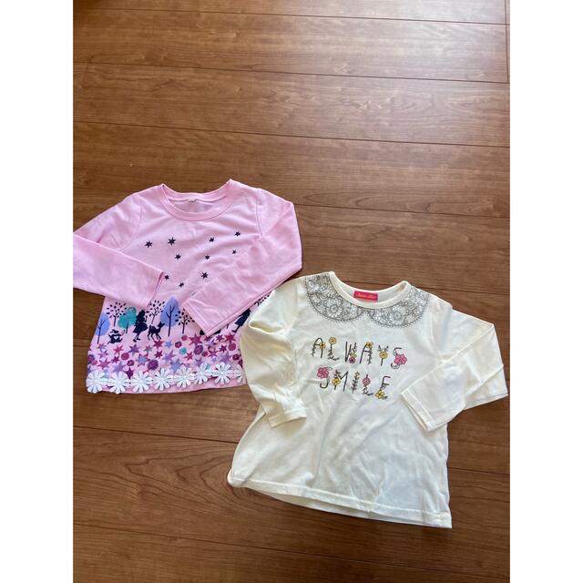 AEON(イオン)のロンT カットソー　110 キッズ/ベビー/マタニティのキッズ服女の子用(90cm~)(Tシャツ/カットソー)の商品写真