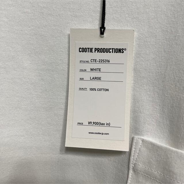 COOTIE Open End Yarn Error Fit S/S Tee L