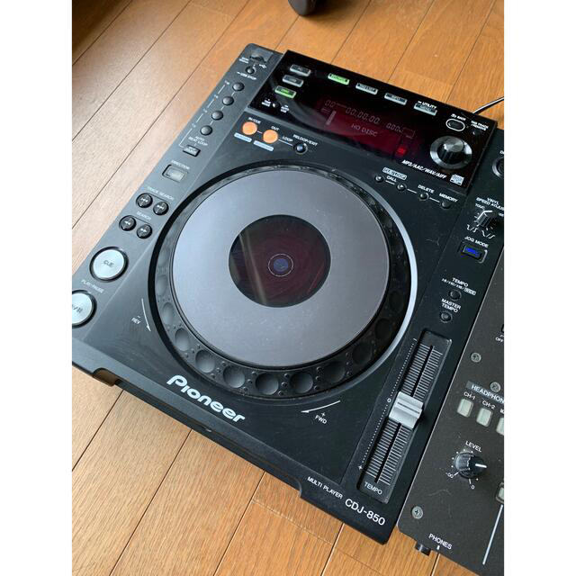 Pioneer(パイオニア)の【N様専用】Pioneer CDJ-850-K  DJM-400 セット 楽器のDJ機器(CDJ)の商品写真