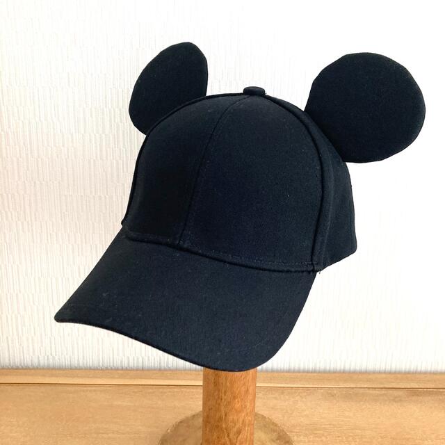 Disney ディズニー Mickey Mouse ミッキー 耳 キャップ ブラックの通販 By Unico S Shop ディズニーならラクマ