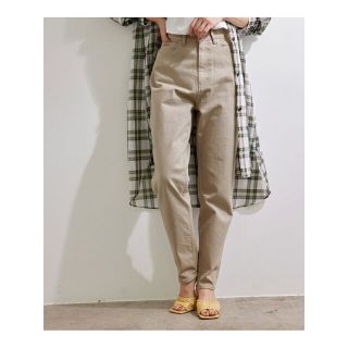 ロペ(ROPE’)の【ベージュ（27）】【一部WEB限定】【セットアップ対応】ストレッチデニムハイウエストテーパードパンツ(デニム/ジーンズ)