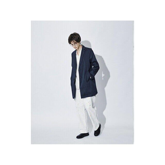 【ネイビー】【セットアップ対応/DRYMIX】 ショップコート 3