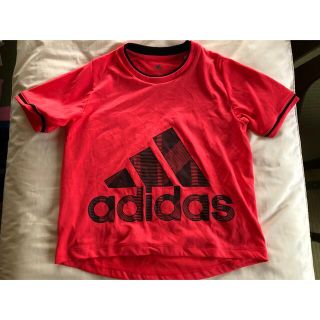 アディダス(adidas)のadidas メッシュＴシャツ 130 朱色(ウェア)