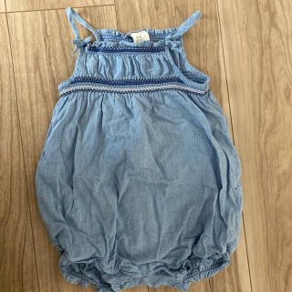 エイチアンドエム(H&M)の☆半袖ロンパース80☆(ロンパース)