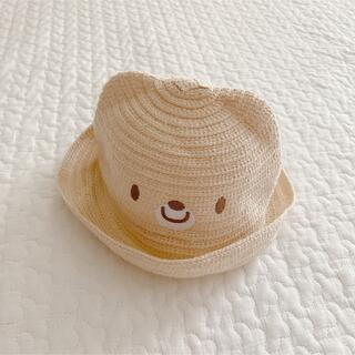 ニシマツヤ(西松屋)の麦わら帽子　46cm(帽子)