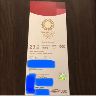 TOKYO 2020 開会式チケット(その他)