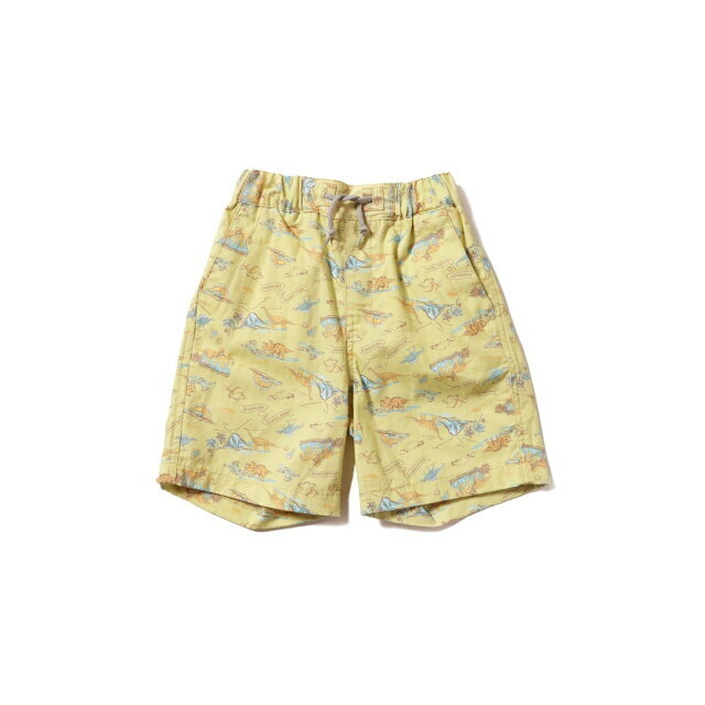 BEAMS OUTLET(ビームスアウトレット)の【LT.YELLOW】【90】BEAMS mini / 恐竜 アロハショーツ (90~150cm) キッズ/ベビー/マタニティのキッズ服女の子用(90cm~)(パンツ/スパッツ)の商品写真