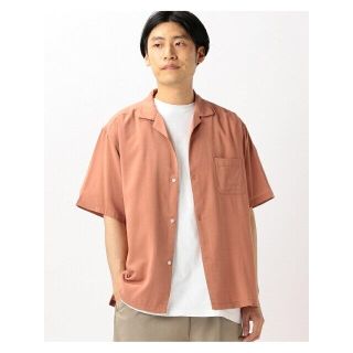 ビームス(BEAMS)の【RED_BEIGE】BEAMS HEART / レーヨンポリエステル オープンカラーシャツ(シャツ)