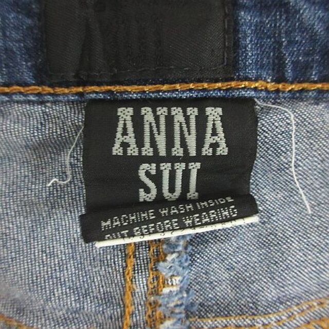 ANNA SUI(アナスイ)のアナスイ ANNA SUI デニム ジーンズ ボトムス クロップド ストレッチ レディースのパンツ(デニム/ジーンズ)の商品写真