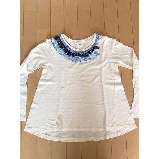 ブランシェス(Branshes)のBRANSHS(ブランシェス)の白カットソー(Tシャツ/カットソー)