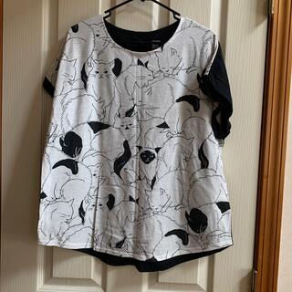 グラニフ(Design Tshirts Store graniph)のグラニフ　猫(カットソー(半袖/袖なし))