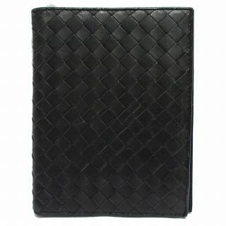 ボッテガヴェネタ(Bottega Veneta)のボッテガヴェネタ イントレチャート レザー 手帳カバー 黒 ◇４(その他)