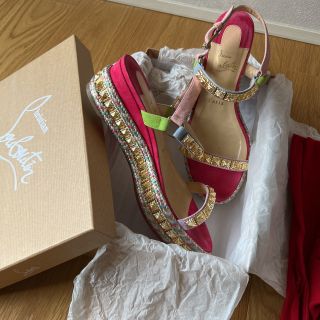 クリスチャンルブタン(Christian Louboutin)の美品☆ルブタン☆サンダル☆38(サンダル)