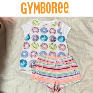 ジンボリー(GYMBOREE)の１回着☆GYMBOREE上下セットTシャツ&ショートパンツGAPH&Mチルプレ(Tシャツ/カットソー)