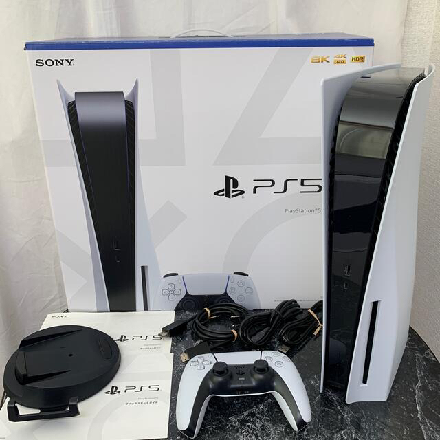 PlayStation(プレイステーション)のソニー PS5 CFl-1000A01  エンタメ/ホビーのゲームソフト/ゲーム機本体(家庭用ゲーム機本体)の商品写真