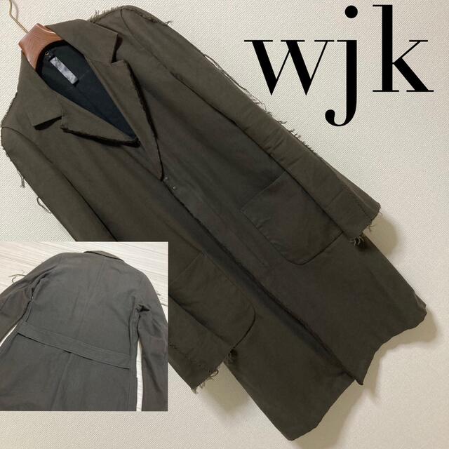 wjk(ダブルジェーケー)の良品◆wjk◆フック ヨーロッパ atelier アトリエコート チェスター S メンズのジャケット/アウター(チェスターコート)の商品写真