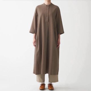 ムジルシリョウヒン(MUJI (無印良品))の無印良品 ONE ALL ダブルガーゼ ワンピース ONE SIZE(ロングワンピース/マキシワンピース)