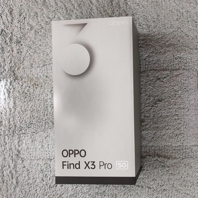 再値下げOPPO Find X3 Pro OPG03 ブラック新品