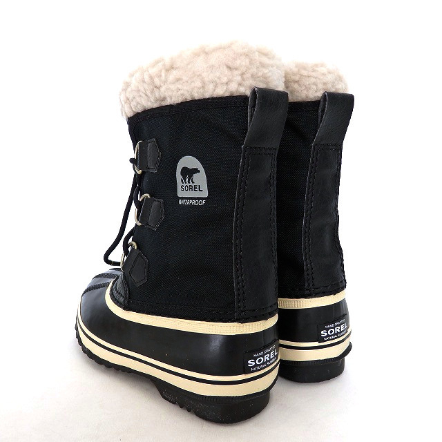 SOREL(ソレル)のソレル SOREL ユートパックナイロン スノーブーツ US1 19cm 黒 キッズ/ベビー/マタニティのキッズ靴/シューズ(15cm~)(ブーツ)の商品写真