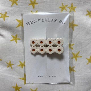 ボンポワン(Bonpoint)の新品　wunderkin co フラワーヘアクリップ(その他)