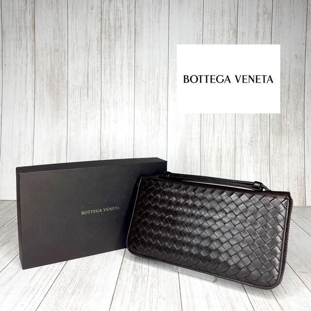 Bottega Veneta ボッテガヴェネタ ボッテガヴェネタ イントレチャート トラベルケース長財布 トラベルケース長財布