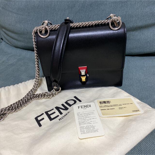 100%正規品 FENDI フェンディ キャナイ チェーンバッグ 美品 FENDI