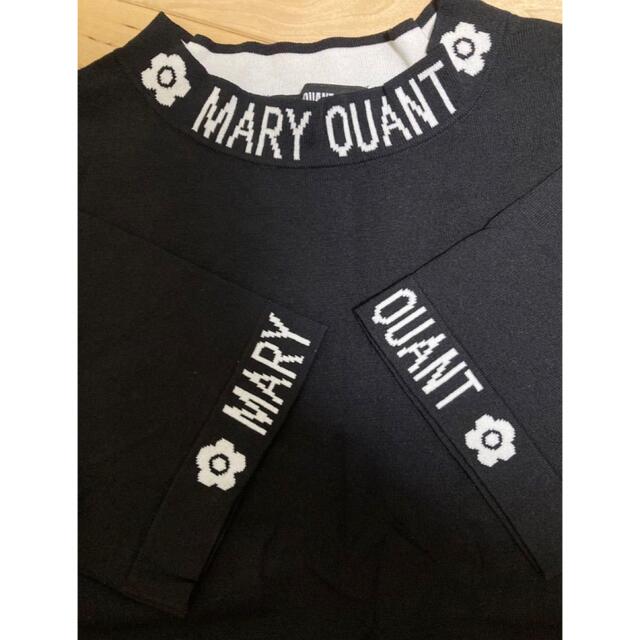 MARY QUANT(マリークワント)の水通し飲み　マリークワント　ヘムロゴジャカード プルオーバー レディースのトップス(ニット/セーター)の商品写真