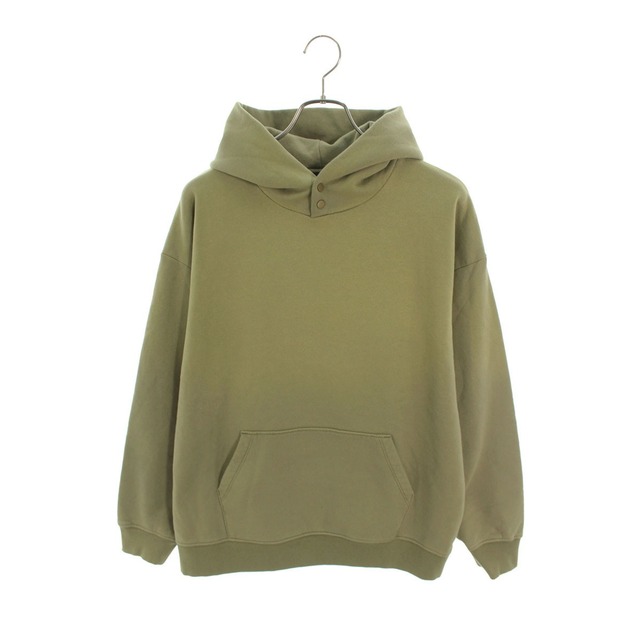 フィアオブゴッド 21AW SEVENTH COLLECTION FG7C HOODIE ヴィンテージ加工FG7Cフロッキープリントパーカー メンズ XL