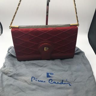 ピエールカルダン(pierre cardin)の美品　ピエールカルダン　チェーンショルダーバッグ　スエード　レザー(ショルダーバッグ)