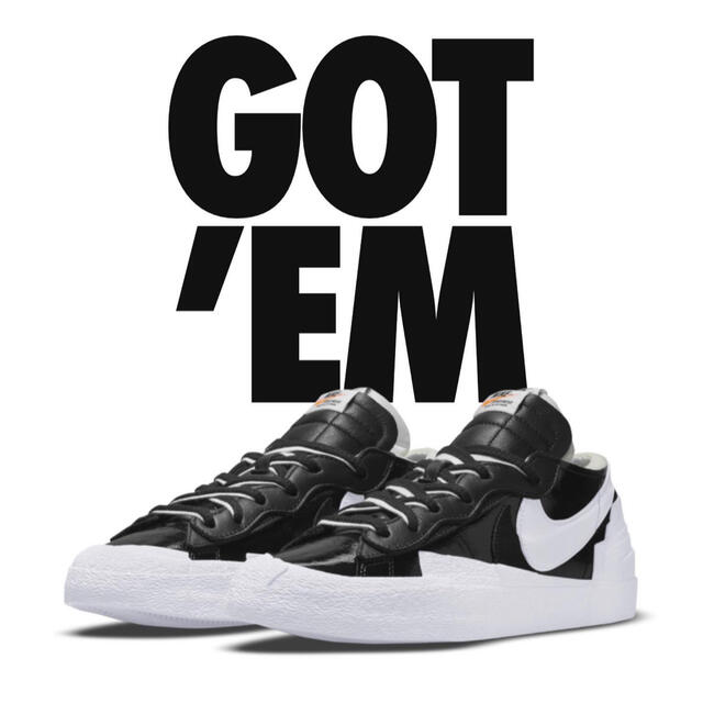 NIKE x sacai BLAZER LOW 27cm-eastgate.mk