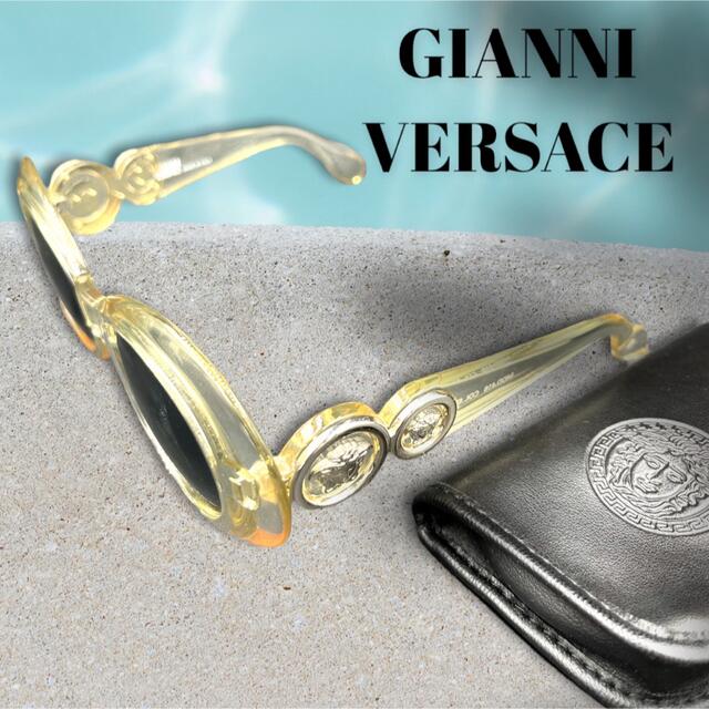 Gianni Versace(ジャンニヴェルサーチ)のGIANNI VERSACE★ヴェルサーチ★サングラス★メデューサ★ケース付 メンズのファッション小物(サングラス/メガネ)の商品写真