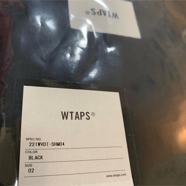M 新品 WTAPS SCOUT / LS 22SS スカウト シャツ 黒