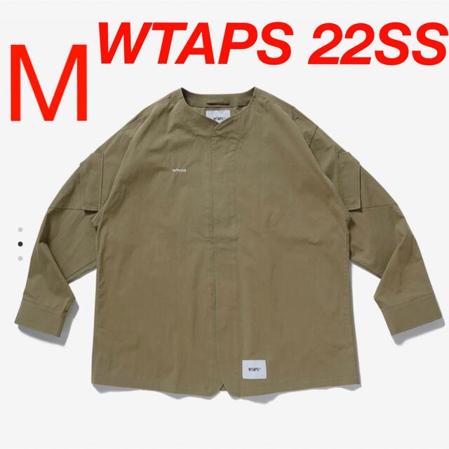 新品 M WTAPS SCOUT / LS 22SS ベージュ スカウト シャツシャツ