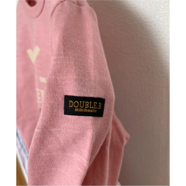 DOUBLE.B(ダブルビー)の【新品☆未使用】DOUBLE.B miki house 長袖 カットソー キッズ/ベビー/マタニティのキッズ服女の子用(90cm~)(Tシャツ/カットソー)の商品写真